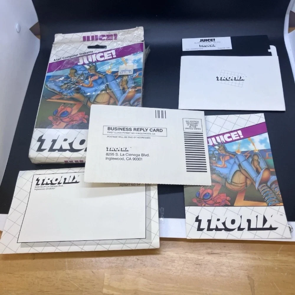 Tronix Juice Computer Diskette Atari
